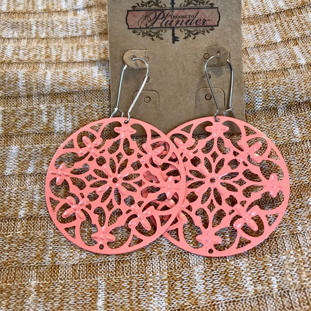 Plunder Retired Coral Earrings